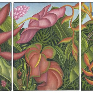 Tropical Triptych by Carol D'Angelo