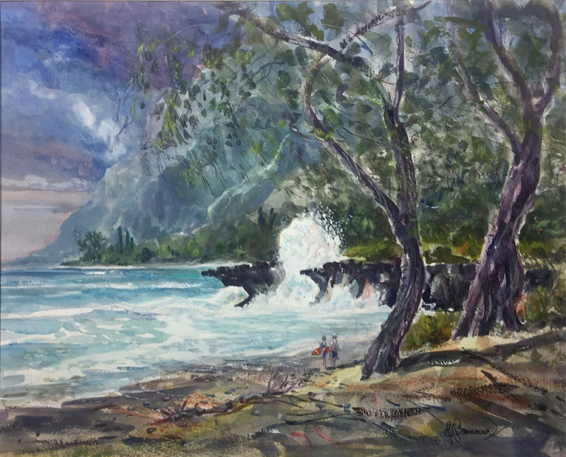 Pounders Beach Pounders Beach by Edward Brennan
