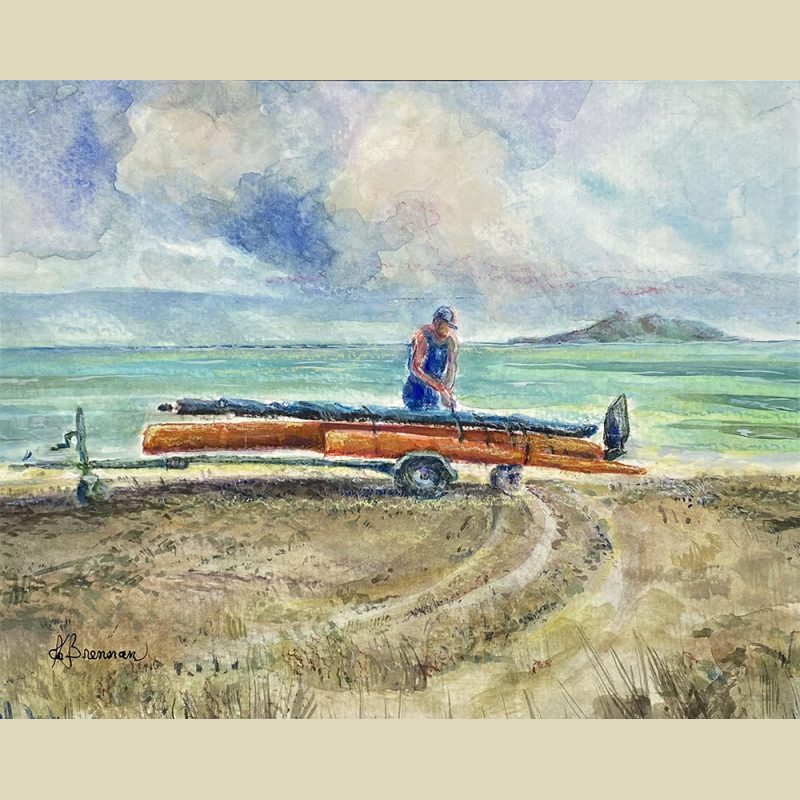 Rigging for a Sail Kailua Boat Ramp Rigging for a Sail Kailua Boat Ramp by Edward Brennan