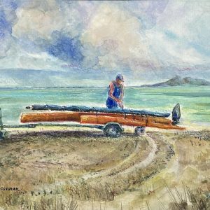 Rigging for a Sail Kailua Boat Ramp by Edward Brennan