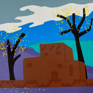 Aspens Near Abiquiu by Eileen Towata