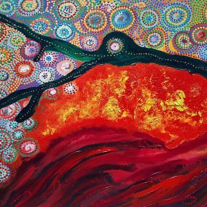 Aboriginal Maelstrom by Frank Oliva