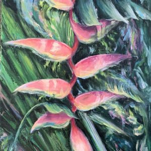 Sexy Pink Heliconia by Kelley Fitzgerald