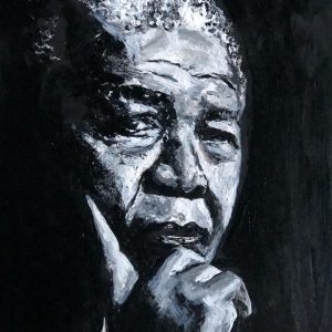 Nelson Mandela by Kimberly Keys