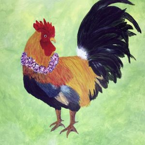 Aloha Rooster by Liz Corbin