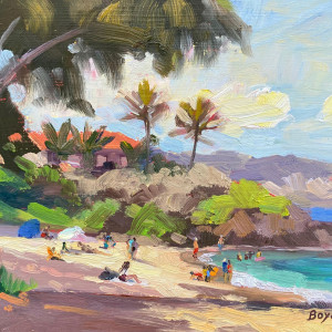 Impressions of a North Shore Beach by Lynne Boyer