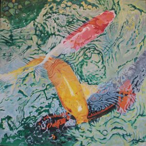 Koi Reflections by Randall Pong