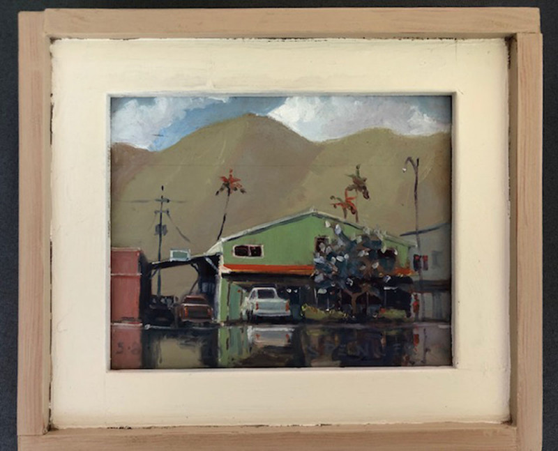 Hamakua Industrial, framed Hamakua Industrial by Spencer Chang, framed