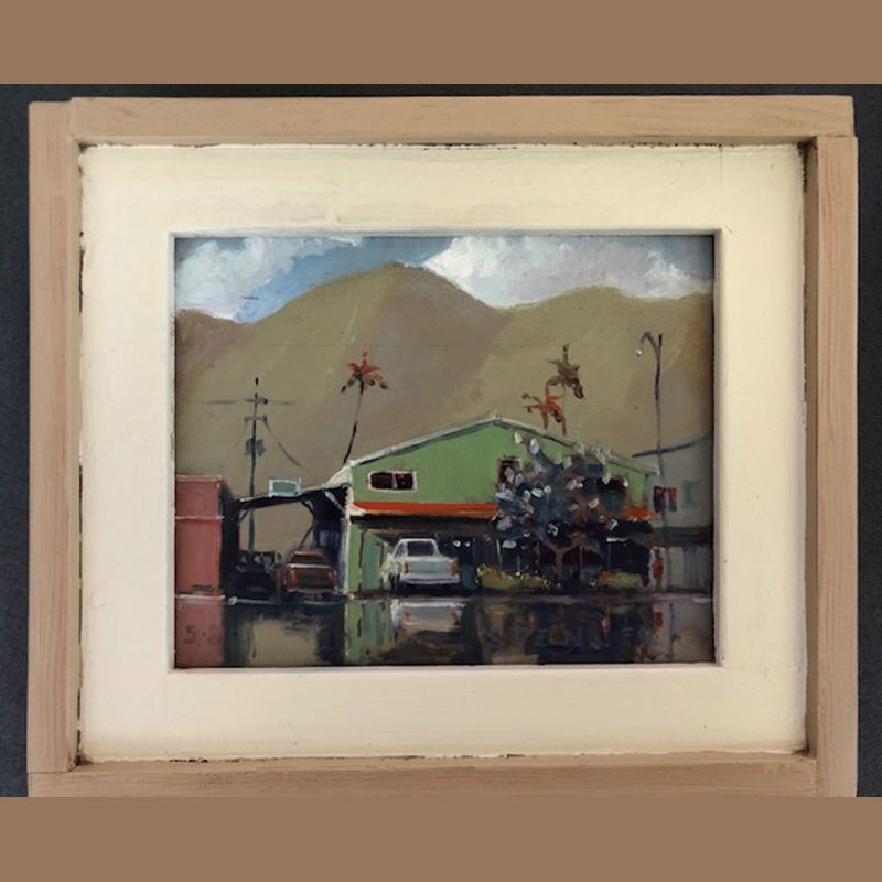 Hamakua Industrial, framed Hamakua Industrial by Spencer Chang, framed