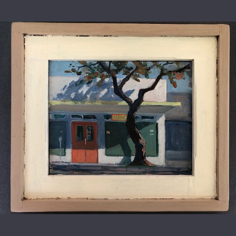 Red Door, framed Red Door by Spencer Chang, framed