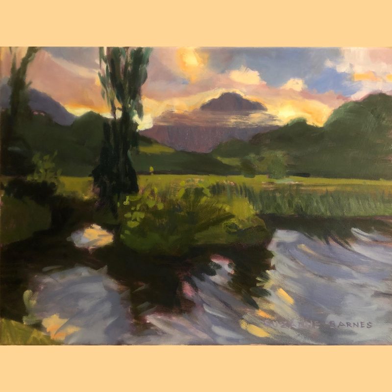 Dusk at Kawainui Marsh Dusk at Kawainui Marsh by Suzanne Barnes