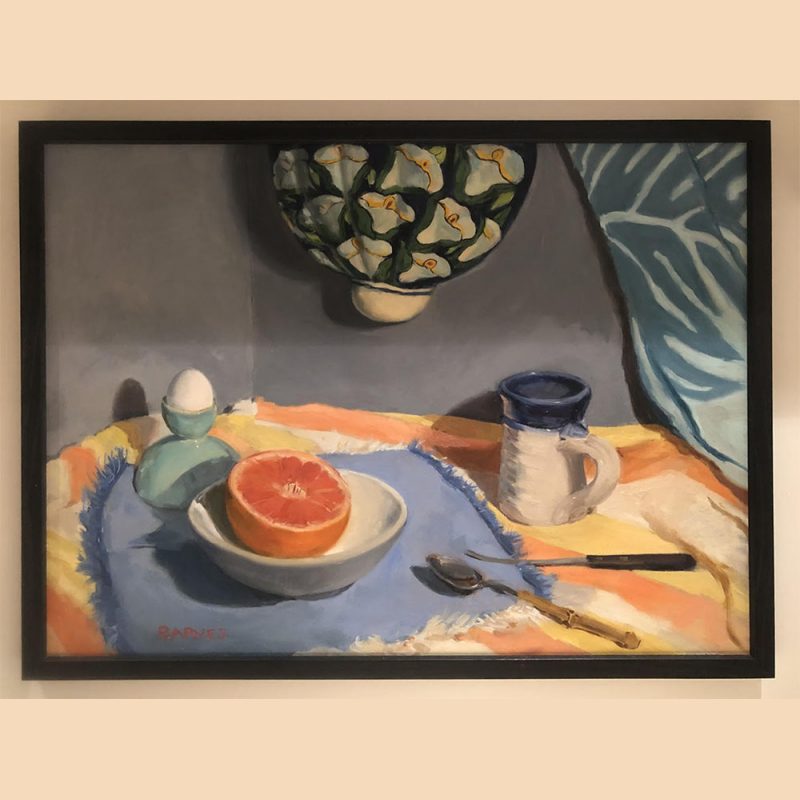 Pink Grapefruit, framed Pink Grapefruit by Suzanne Barnes